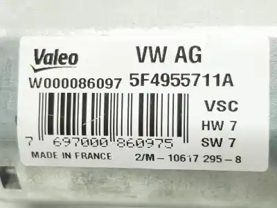 Автозапчасти б/у мотор заднего стеклоочистителя за seat leon (kl1) 1.5 16v tsi act 131 cv / 96 kw ссылки oem iam 5f4955711a  5f4955711a