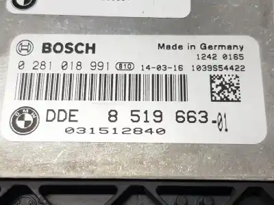 Second-hand car spare part ecu engine control for mini countryman (r60) one d oem iam references 8519633  8519663