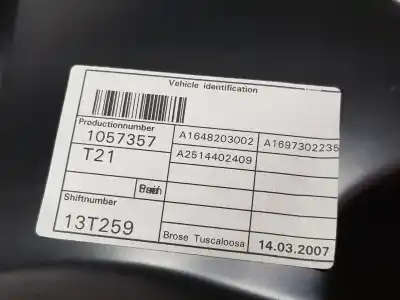 Автозапчасти б/у задний правый стеклорегулятор за clase c clase r 3.0 cdi ссылки oem iam a2517302979  a2517302979