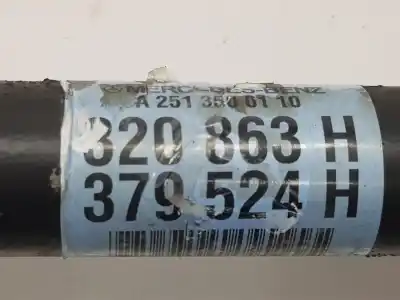 Pezzo di ricambio per auto di seconda mano trasmissione posteriore sinistra per clase c clase r 3.0 cdi riferimenti oem iam a2513500110  a2513500110