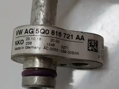 Автозапчасти б/у трубы кондиционирования воздуха за seat leon (kl1) 1.5 16v tsi act 131 cv / 96 kw ссылки oem iam 5q0816721aa  5q0816721aa