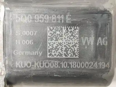 Second-hand car spare part rear left window motor for seat leon (kl1) 1.5 16v tsi act 131 cv / 96 kw oem iam references 5q0959811e  5q0959811e