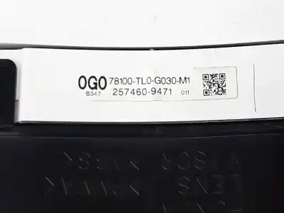 Second-hand car spare part dashboard for honda accord viii (cu) 2.2 i-dtec (cu3) oem iam references 78100tl0g030m1  78100tl0g03