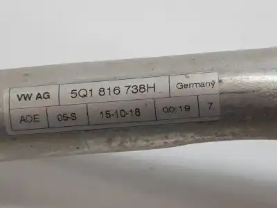 Автозапчасти б/у трубы кондиционирования воздуха за seat leon (kl1) 1.5 16v tsi act 131 cv / 96 kw ссылки oem iam 5q1816738h  5q1816738h
