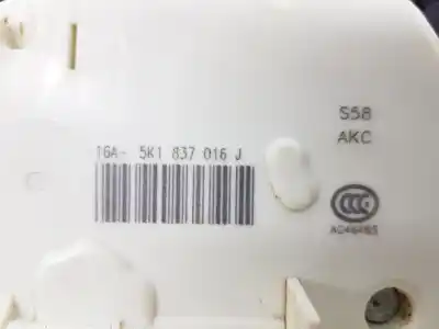 Автозапчастина б/у замок передній праві двері для seat leon (kl1) 1.5 16v tsi act 131 cv / 96 kw посилання на oem iam 5k1837016j  5k1837016j