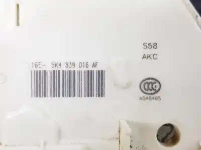 Second-hand car spare part rear right door lock for seat leon (kl1) 1.5 16v tsi act 131 cv / 96 kw oem iam references 5k4839016af  5k4839016q