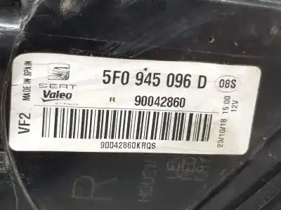 Second-hand car spare part right tailgate light for seat leon (kl1) 1.5 16v tsi act 131 cv / 96 kw oem iam references 5f0945096d  5f0945096d