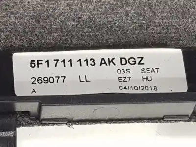 Автозапчастина б/у ручка важеля передач для seat leon (kl1) 1.5 16v tsi act 131 cv / 96 kw посилання на oem iam 5f1711113ak  5f1711113ak