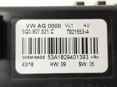 Автозапчастина б/у стійкість на нагревання для seat leon (kl1) 1.5 16v tsi act 131 cv / 96 kw посилання на oem iam 5q0907521c  5wa907521