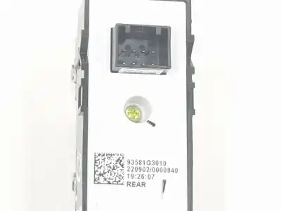 Second-hand car spare part rear right power window switch for hyundai i30 (pde, pd, pden) 1.4 t-gdi oem iam references 93581g3010  93581g3010