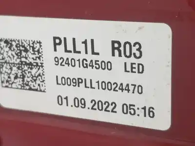 Second-hand car spare part left tailgate light for hyundai i30 (pde, pd, pden) 1.4 t-gdi oem iam references 92401g4500  92401g4500