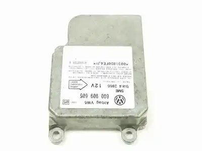 Автозапчастина б/у блок управління подушками безпеки для skoda fabia (6y2/6y3) 1.4 посилання на oem iam 6q0909605  1c0909605h