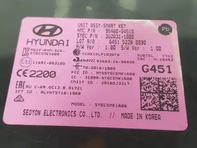 Автозапчасти б/у электронный модуль за hyundai i30 (pde, pd, pden) 1.4 t-gdi ссылки oem iam 95480g4510  95480g4510