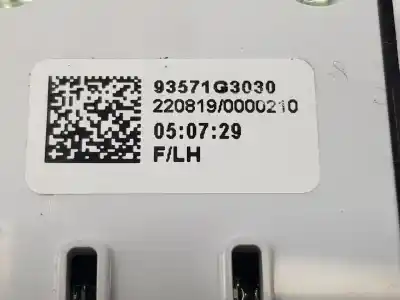 Автозапчасти б/у выключатель левого переднего окна за hyundai i30 (pd) 1.4 cat 101 cv / 74 kw ссылки oem iam 93571g3030  93571g3030