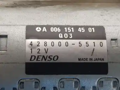 Second-hand car spare part starter motor for clase m clase c berlina 2.1 cdi oem iam references a0061514501
