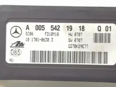 Second-hand car spare part electronic module for mercedes-benz clase c (w204) c 200 cdi (204.001) oem iam references a0055421918  a0055421918