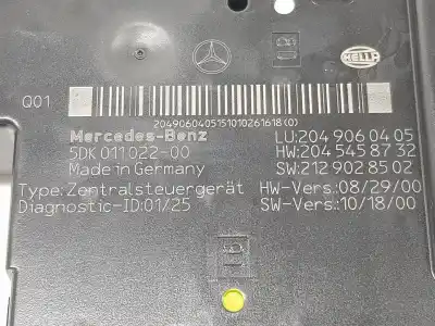 Second-hand car spare part electronic module for clase m clase c berlina 2.1 cdi oem iam references 2045458732  a2049060405