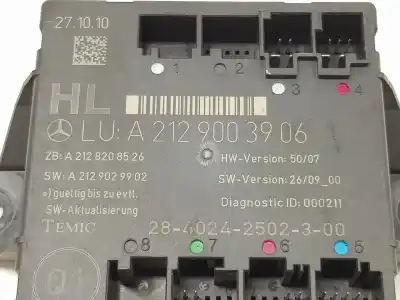 Second-hand car spare part electronic module for clase m clase c berlina 2.1 cdi oem iam references a2129003906
