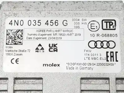 Автозапчасти б/у электронный модуль за cupra leon 1.4 tsi híbrido ссылки oem iam 4n0035456g  4n0035456g