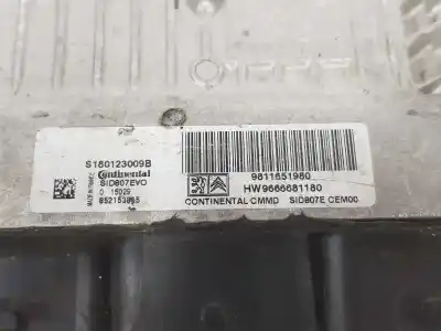 Second-hand car spare part ecu engine control for peugeot 308 sw ii (lc_, lj_, lr_, lx_, l4_) 1.6 hdi / bluehdi 115 (lcbhxm lcbhxt) oem iam references 9811651980  1610808380