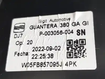 Автозапчастина б/у бардачок для cupra leon 1.4 tsi híbrido посилання на oem iam 5fb857095j  5fb857095j