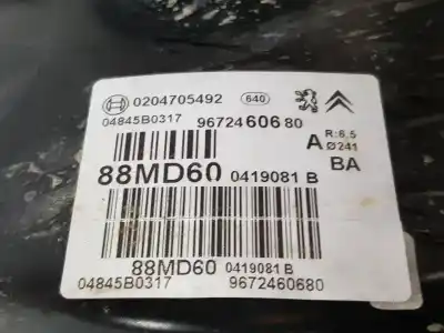 Автозапчастина б/у гальмівний серво для citroen c3 (s desde 09/2009) 1.2 12v посилання на oem iam 9672460680  4535eh Автозапчастина б/у гальмівний серво для citroen c3 (s desde 09/2009) 1.2 12v посилання на oem iam 9672460680  4535eh