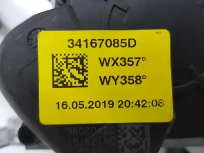 Peça sobressalente para automóvel em segunda mão cinto de segurança traseiro esquerdo por renault twingo iii 1.0 sce referências oem iam 34167085d  888414032r