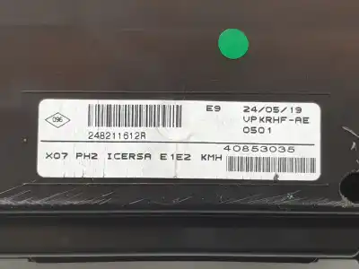 Second-hand car spare part dashboard for renault twingo iii 1.0 sce oem iam references 248211612r  248211612r