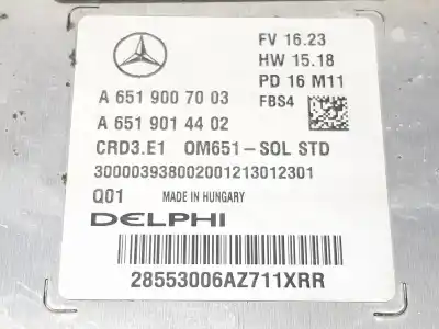 Автозапчастина б/у ебу контролер двигуна для clase c clase a 2.1 cdi посилання на oem iam a6519007003  a6519007003