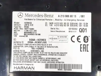 Tweedehands auto-onderdeel elektronische module voor clase c clase a 2.1 cdi oem iam-referenties a2139008013  a2139008013