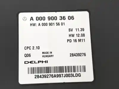 Pezzo di ricambio per auto di seconda mano modulo elettronico per clase c clase a 2.1 cdi riferimenti oem iam a0009003606  a0009003606