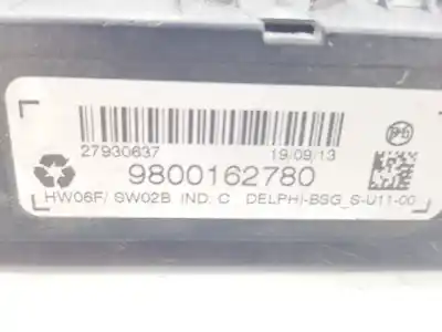 Second-hand car spare part electronic module for citroen c4 picassospacetourer seduction oem iam references 9800162780  9800162780