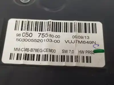 Second-hand car spare part dashboard for citroen c4 picassospacetourer seduction oem iam references 9805075580  9805075580