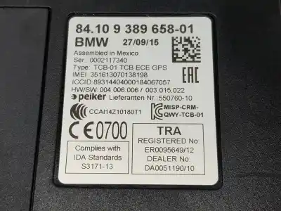 Автозапчастина б/у електронний модуль для bmw 2 active tourer (f45) 216 d посилання на oem iam 84109389658  9362848
