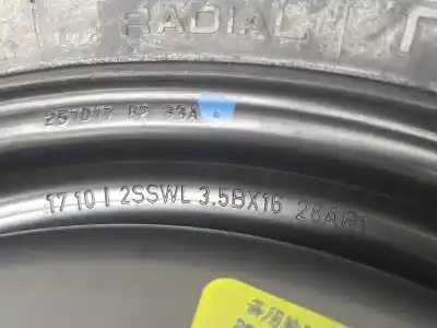 Pezzo di ricambio per auto di seconda mano ruota di scorta per citroen c4 picasso ii 1.2 thp 130 riferimenti oem iam 5400h9  5400h9