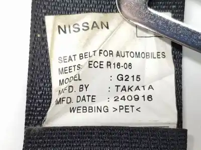 Автозапчасти б/у задний левый ремень безопасности за nissan qashqai ii suv (j11, j11_) 1.5 dci ссылки oem iam 888444ea0a  888444ea0a