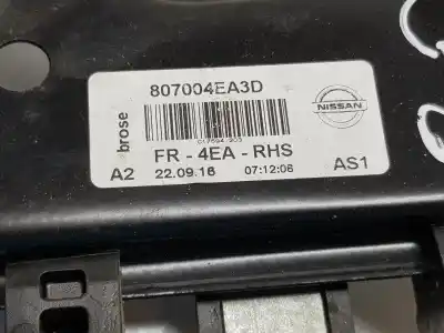 Автозапчасти б/у регулятор стекла переднего правого за nissan qashqai ii suv (j11, j11_) 1.5 dci ссылки oem iam 807004ea3d  807004ea3d