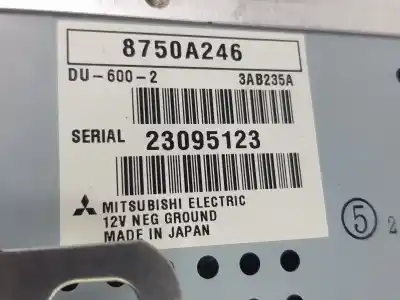 Автозапчасти б/у многофункциональный дисплей за mitsubishi l 200 2.5 di-d ссылки oem iam 8750a246  8750a246