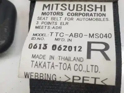 Автозапчасти б/у задний левый ремень безопасности за mitsubishi l 200 2.5 di-d ссылки oem iam 7000b849xa  ttcab0ms040