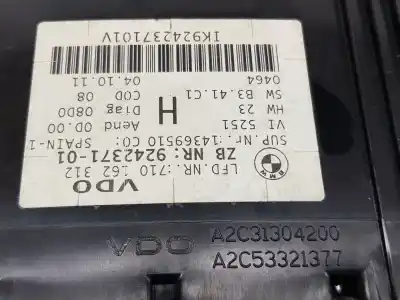 Second-hand car spare part dashboard for bmw x1 (e84) sdrive 18d oem iam references 9242371  9316152