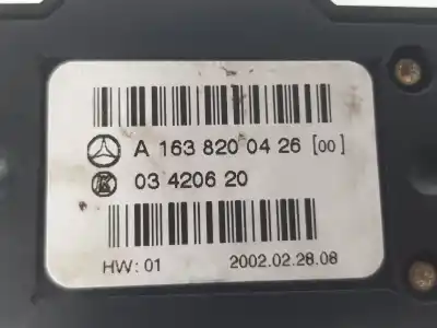 Second-hand car spare part switch for mercedesbenz clase ml bm 163 400 cdi 163.128 oem iam references a1638200426  a1638204910