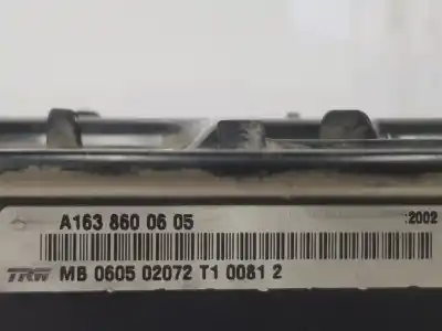 Автозапчастина б/у передня права бічна подушка безпеки для mercedesbenz clase ml bm 163 400 cdi 163.128 посилання на oem iam a1638600605  a1638600605