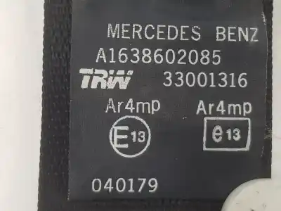 Автозапчасти б/у натяжитель задней правой подушки безопасности за mercedes-benz clase m (w163) ml 400 cdi (163.128) ссылки oem iam a1638602085  a1638602085