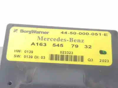 Автозапчасти б/у электронный модуль за mercedesbenz clase ml bm 163 400 cdi 163.128 ссылки oem iam a1635457932  a1635457932