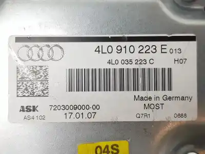 Автозапчасти б/у электронный модуль за audi q7 (4l) 3.0 v6 24v tdi ссылки oem iam 4l0910223e  4l0910223k