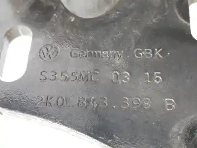 Автозапчасти б/у опора / направляющая раздвижной двери за volkswagen caddy ka/kb (2c) 1.6 tdi ссылки oem iam 2k0843398b  2k0843398b