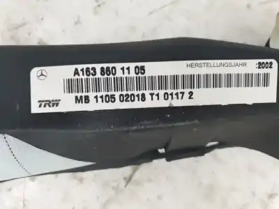 Автозапчастина б/у передня ліва подушка безпеки для mercedesbenz clase ml bm 163 400 cdi 163.128 посилання на oem iam a1638601105  a1638601105