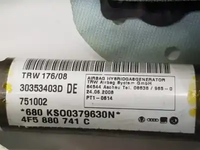 Автозапчастина б/у передня ліва подушка безпеки для audi a6 c6 (4f2) 2.0 tfsi посилання на oem iam 4f5880741c  4f5880741c Автозапчастина б/у передня ліва подушка безпеки для audi a6 c6 (4f2) 2.0 tfsi посилання на oem iam 4f5880741c  4f5880741c