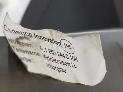 Автозапчастина б/у центральний подлокник для audi q7 (4l) 3.0 v6 24v tdi посилання на oem iam 4l1863244c  4l1863244c1dh