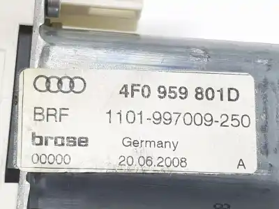 Second-hand car spare part left front window motor for audi a6 c6 (4f2) 2.0 tfsi oem iam references 4f0959801d  4f0959801d Second-hand car spare part left front window motor for audi a6 c6 (4f2) 2.0 tfsi oem iam references 4f0959801d  4f0959801d